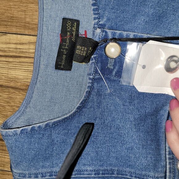 House of Harlow 1960 Blue Denim Apparel - Picture 5 of 6